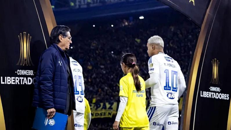 Boca Juniors x Cruzeiro, em La Bombonera, em Buenos Aires (Foto: Gustavo Aleixo/Cruzeiro)