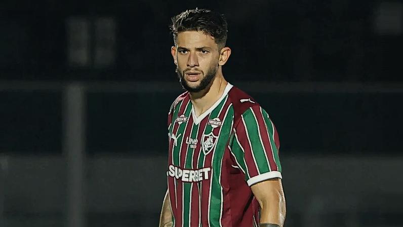 Jemmes no campo em Mirassol x Fluminense (Foto: Lucas Merçon/ Fluminense)