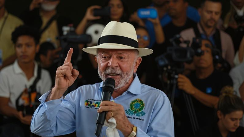Presidente Luiz Inácio Lula da Silva em evento — Foto: Ricardo Stuckert/PR