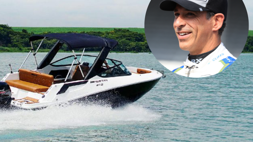 Das pistas para o mar: lancha de Hélio Castroneves aposta em conforto, esportes aquáticos e espaço para até 9 pessoas.