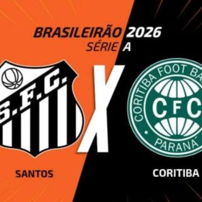 Santos x Coritiba ao vivo às 9h30 com a Voz do Esporte