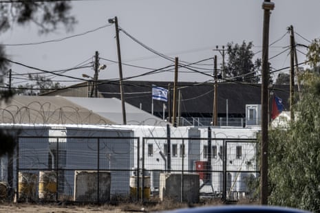 A view of Sde Teiman prison in the Negev desert near the Gaza Strip, where detainees have described torture and rape by guards.