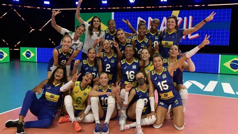 VNL Liga das Nações Seleção Brasileira feminina de vôlei