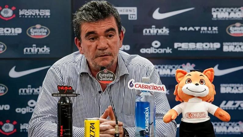 Andrés Sanchez comemora atuação do Corinthians diante do Internacional