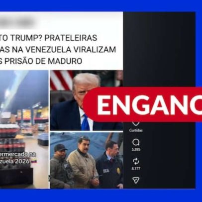 Postagens enganam ao ligar prisão de Maduro à fartura em Venezuela