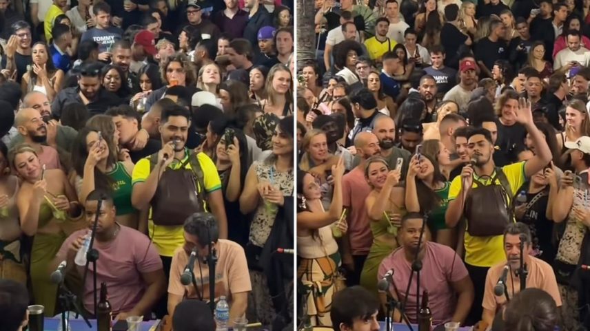 Jovem se declara a Jesus em roda de samba no Rio