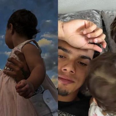 Filho de Ronaldinho Gaúcho celebra 1º aniversário da filha com Giovanna Buscacio