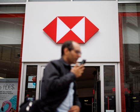 HSBC said profits fell 4% in the first three months of the year.