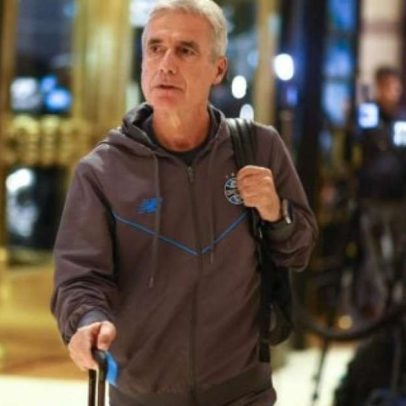 Protesto de torcedores contra o Grêmio na Argentina