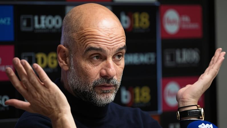 Pep Guardiola was unwilling to confirm his future after Manchester City’s draw at Bournemouth.