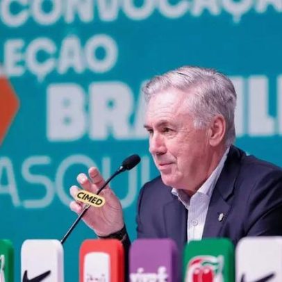 CBF oficializa renovação com Carlo Ancelotti até 2030