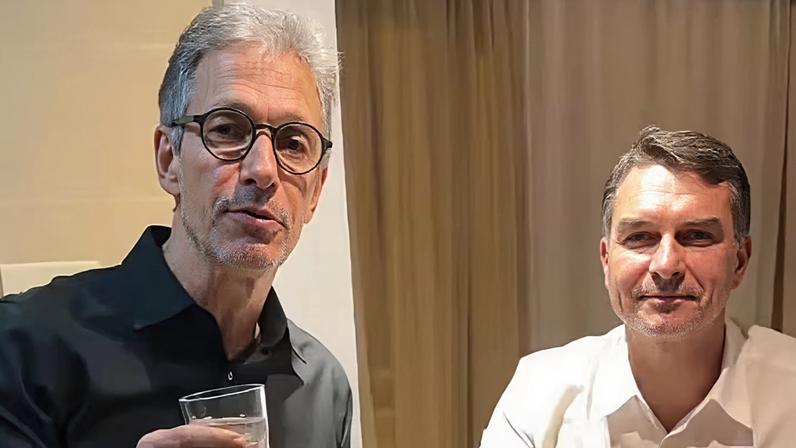 Clima azedou entre Zema e Flávio Bolsonaro após repercussão de ligação de senador e Vorcaro