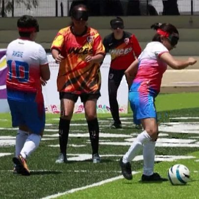 Atletas com deficiência visual brilham em torneio de futebol feminino no México