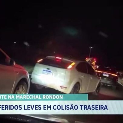 Acidente na Marechal Rondon deixa seis feridos leves