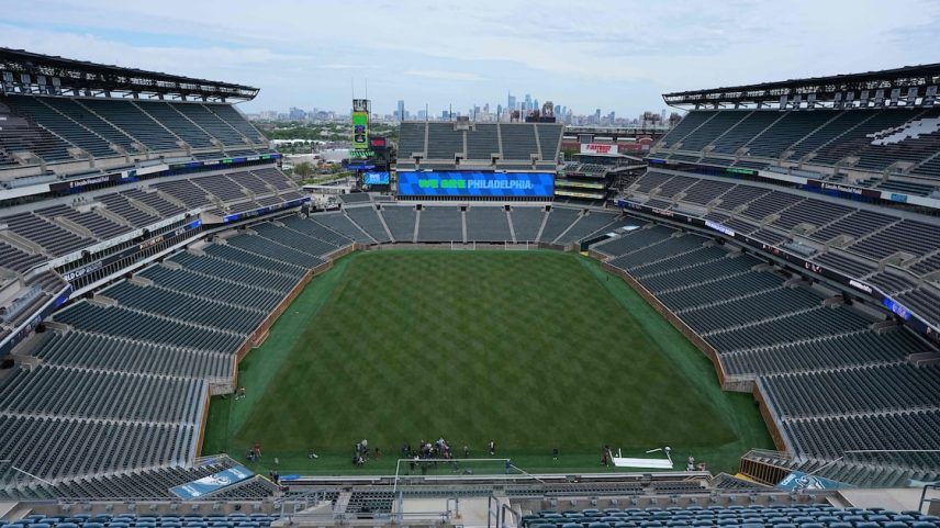Filadélfia, na Pensilvânia, vai abrigar jogos da Copa, incluindo Brasil x Haiti. Foto: Mitchell Leff/AFP