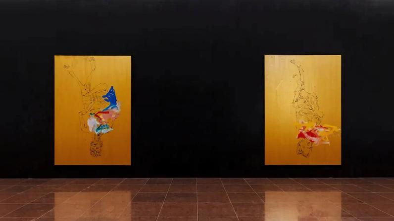 Georg Baselitz's exhibition at the Fondazione Cini in Venice.