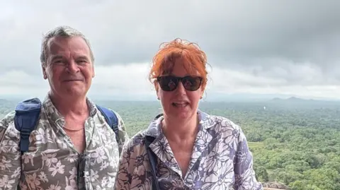 Ardon and Debbie Rainbird were left out of pocket when their flight home from Sri Lanka was cancelled