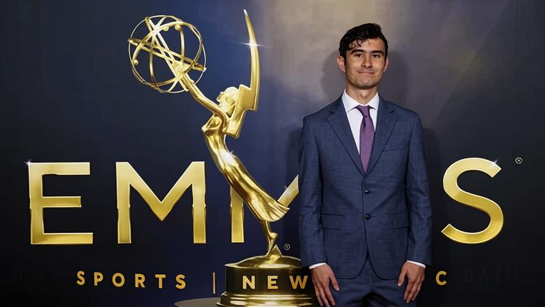 Santiago Campos at the 47th annual news Emmy awards in New York City, on 27 May.