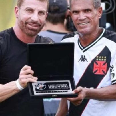 Vasco faz homenagem a Geovani em jogo contra o Olimpia