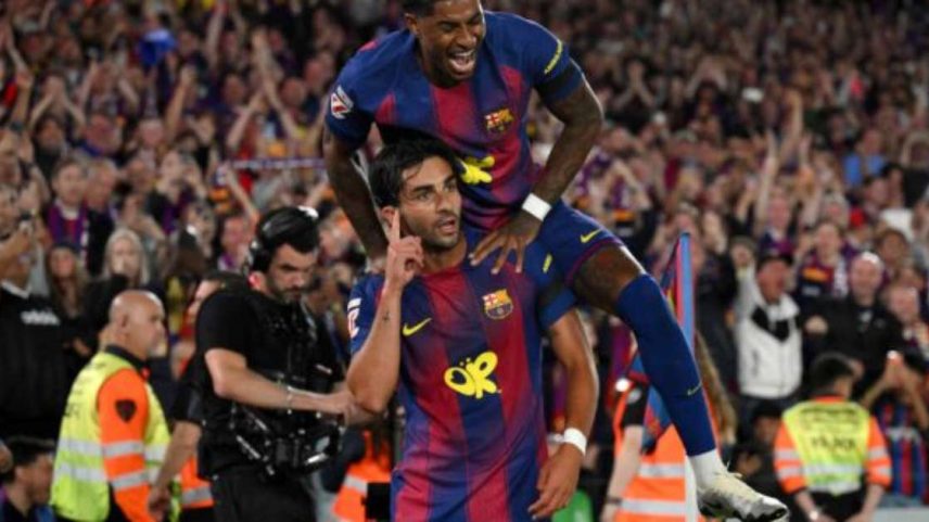 Rashford vai de carrinho em disputa com Asencio, do Real Madrid.