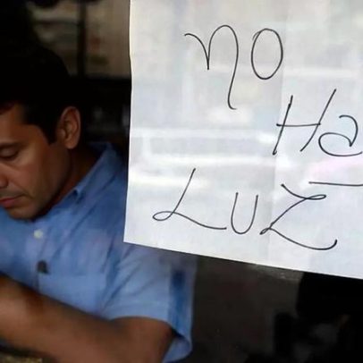 Crise de energia deixa 90% dos venezuelanos no escuro