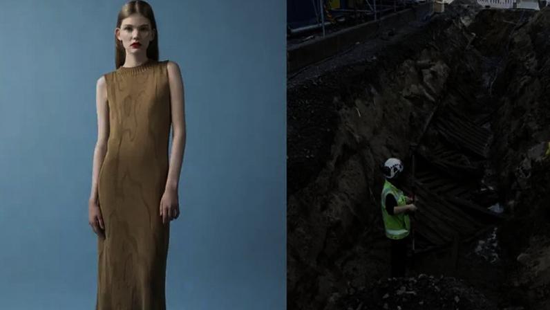 Descubra como pesquisadores da Universidade Aalto transformaram os destroços do navio Hahtiperä em um vestido exclusivo