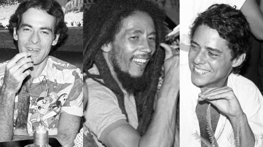 O dia em que Bob Marley estava em uma festa no Rio de Janeiro com astros da MPB