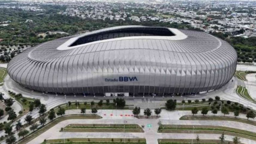 Estádio BBVA, em Monterrey, no México, será sede de jogos da Copa do Mundo de 2026 – MX/Wikimedia Commons