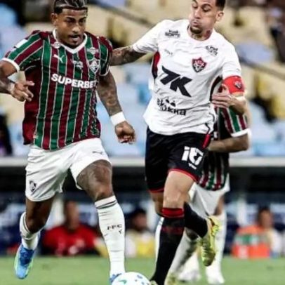 Fluminense marca nos minutos finais e evita derrota para o Vitória