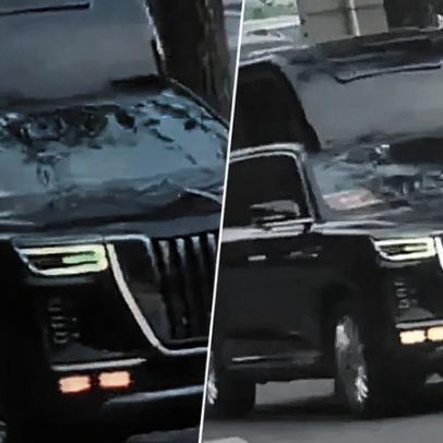Xi Jinping viaja em SUV com teto elevado por causa de drones