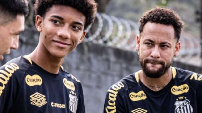Robinho Jr. e Neymar