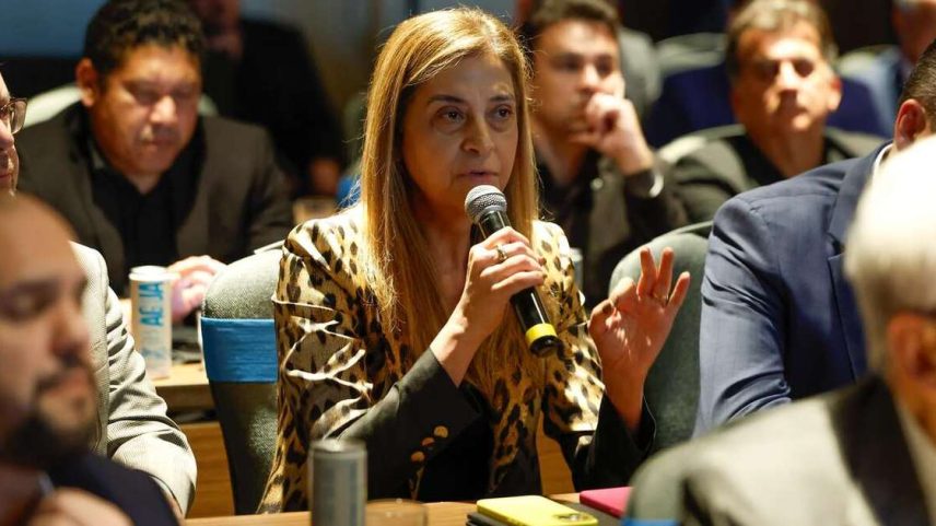 Leila Pereira, presidente do Palmeiras –