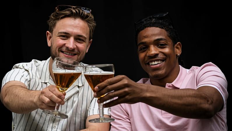 Santé! … the beer-drinking habit taking hold in France.