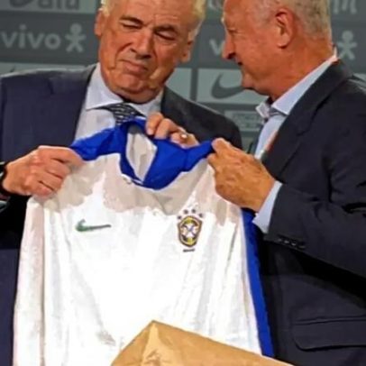Felipão faz palestra para jogadores da Seleção na Granja Comary