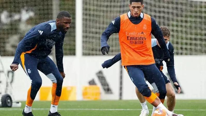 Rüdiger em treino do Real Madrid –