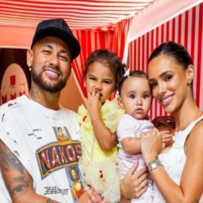 Filha de Neymar e Bruna participa como daminha em casamento da tia