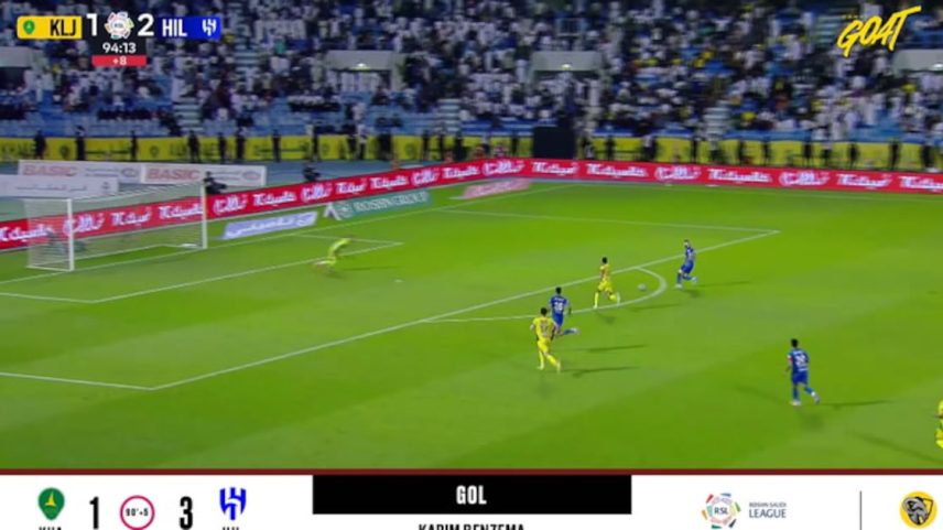 Al Khaleej - Al Hilal 1 - 3 | GOL - Karim Benzema
