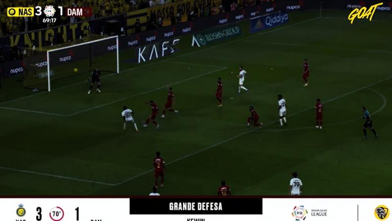 Al Nassr - Damac 3 - 1 | DEFESA DO GOLEIRO - Kewin
