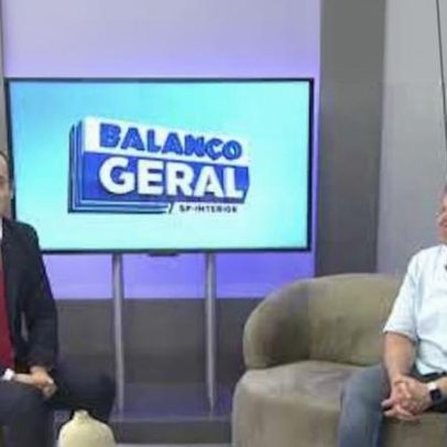 Governador Tarcísio é entrevistado pelo Balanço Geral na Record Paulista