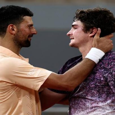 João Fonseca impede Djokovic de recorde isolado em Grand Slams
