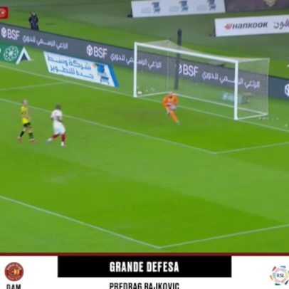 Al Ittihad 1-1 Damac; Rajkovic faz defesa importante