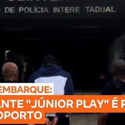 Traficante Júnior Play é preso no aeroporto ao tentar fugir da Bahia para Rio