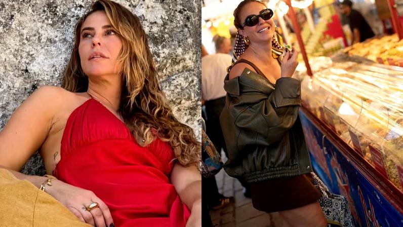 Paolla Oliveira divulga álbum de viagem à Itália com pequenos prazeres