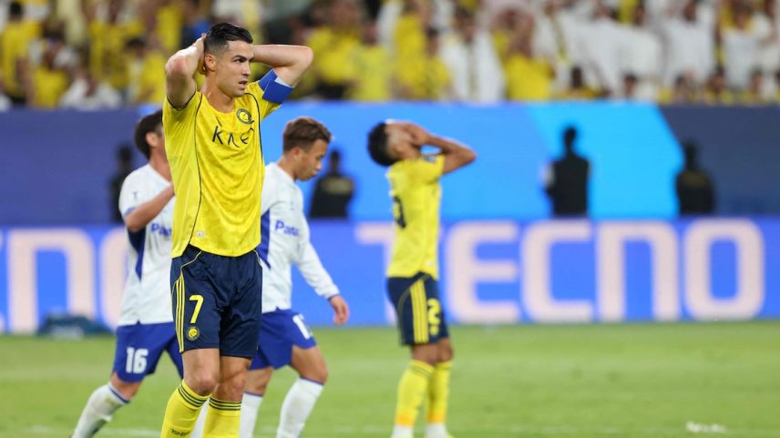 Cristiano Ronaldo perde outro título pelo Al-Nassr na final da AFC Two e não busca medalha de prata.
