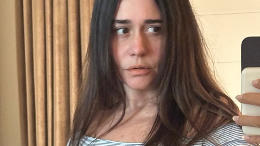 Alessandra Negrini ficou mal-humorada ao acordar cedo