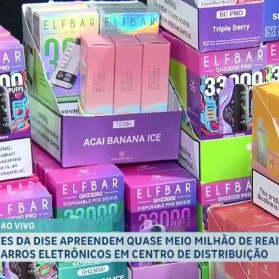 DISE apreende cigarros eletrônicos em operação policial