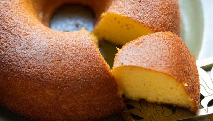 Bolo de milho de liquidificador de Helô Bacellar