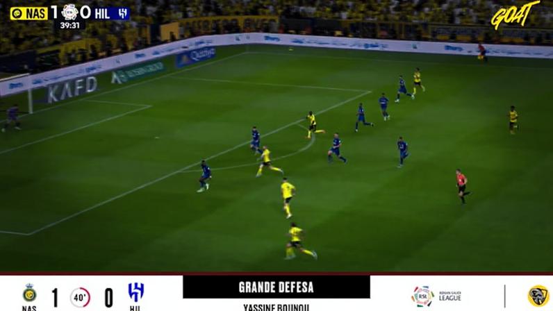 Al Nassr - Al Hilal 1 - 0 | DEFESA DO GOLEIRO - Yassine Bounou