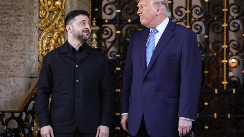 Volodymyr Zelensky e Donald Trump