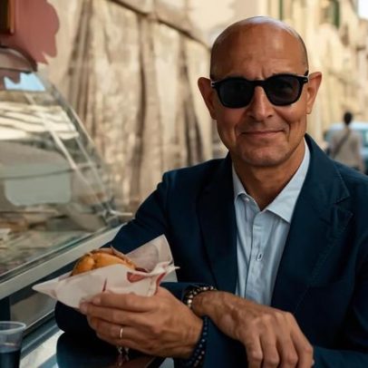 Nossa relação com a comida está bagunçada; vamos resolver, diz Stanley Tucci
